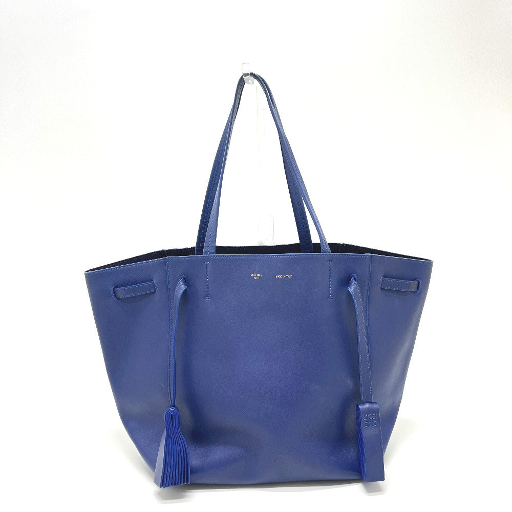CELINE カバファントム タッセル カバン バッグ トートバッグ レザー レディース ブルー