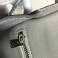 CELINE Two-Tone Trotter Small Crossbody Shoulder Bag in Leather, Gray and Purple-Pink