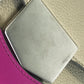 CELINE Two-Tone Trotter Small Crossbody Shoulder Bag in Leather, Gray and Purple-Pink