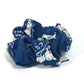 CELINE Sulky Logo Hair Accessory, Silk Scrunchie, Women's, Blue