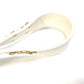 CELINE Pet Supplies Triomphe Dog Lead with Charm, Vintage Leather Dog Lead, Unisex, White