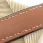 CELINE 49S022 ロゴ ジャガード ショート ショルダーストラップ キャンバス/レザー レディース ベージュ
