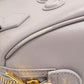 CELINE Triomphe 2-Way Handbag, Shoulder Bag, Mini Boston Bag, Leather, Women's, Purple