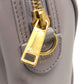 CELINE Triomphe 2-Way Handbag, Shoulder Bag, Mini Boston Bag, Leather, Women's, Purple