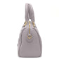 CELINE Triomphe 2-Way Handbag, Shoulder Bag, Mini Boston Bag, Leather, Women's, Purple