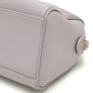 CELINE Triomphe 2-Way Handbag, Shoulder Bag, Mini Boston Bag, Leather, Women's, Purple