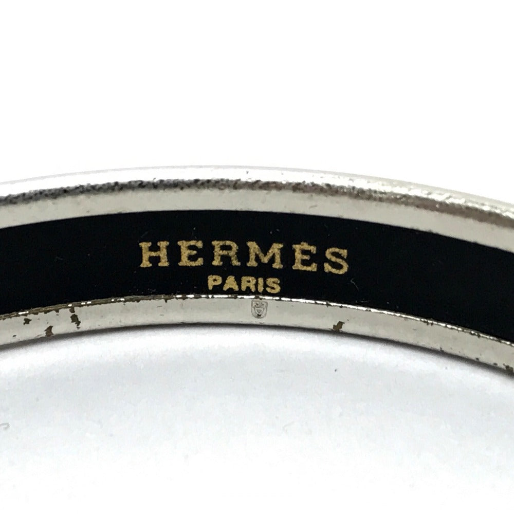 HERMES ファン カレーシュ エマイユPM ブレスレット アクセサリー バングル メタル レディース ブラック ブラック