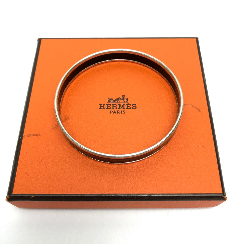 HERMES ファン カレーシュ エマイユPM ブレスレット アクセサリー バングル メタル レディース ブラック ブラック