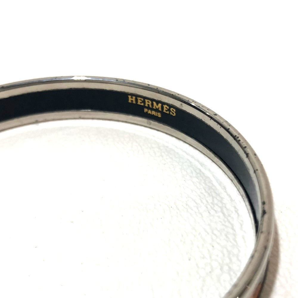 HERMES メンズ レディース エマイユPM 七宝焼バングルブレスレット バングル 七宝焼き ユニセックス オレンジ