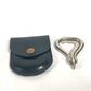 HERMES 鉄爪 馬具 フーフピック ETUI CUIR PIEDS エディキュイール ピエ ブーツフック ケース付き 雑貨 メタル メンズ シルバー