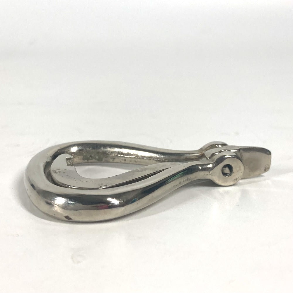 HERMES 鉄爪 馬具 フーフピック ETUI CUIR PIEDS エディキュイール ピエ ブーツフック ケース付き 雑貨 メタル メンズ シルバー