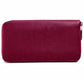 HERMES Silk-in Azap Long Round Zipper Wallet Epson Women's Ruby