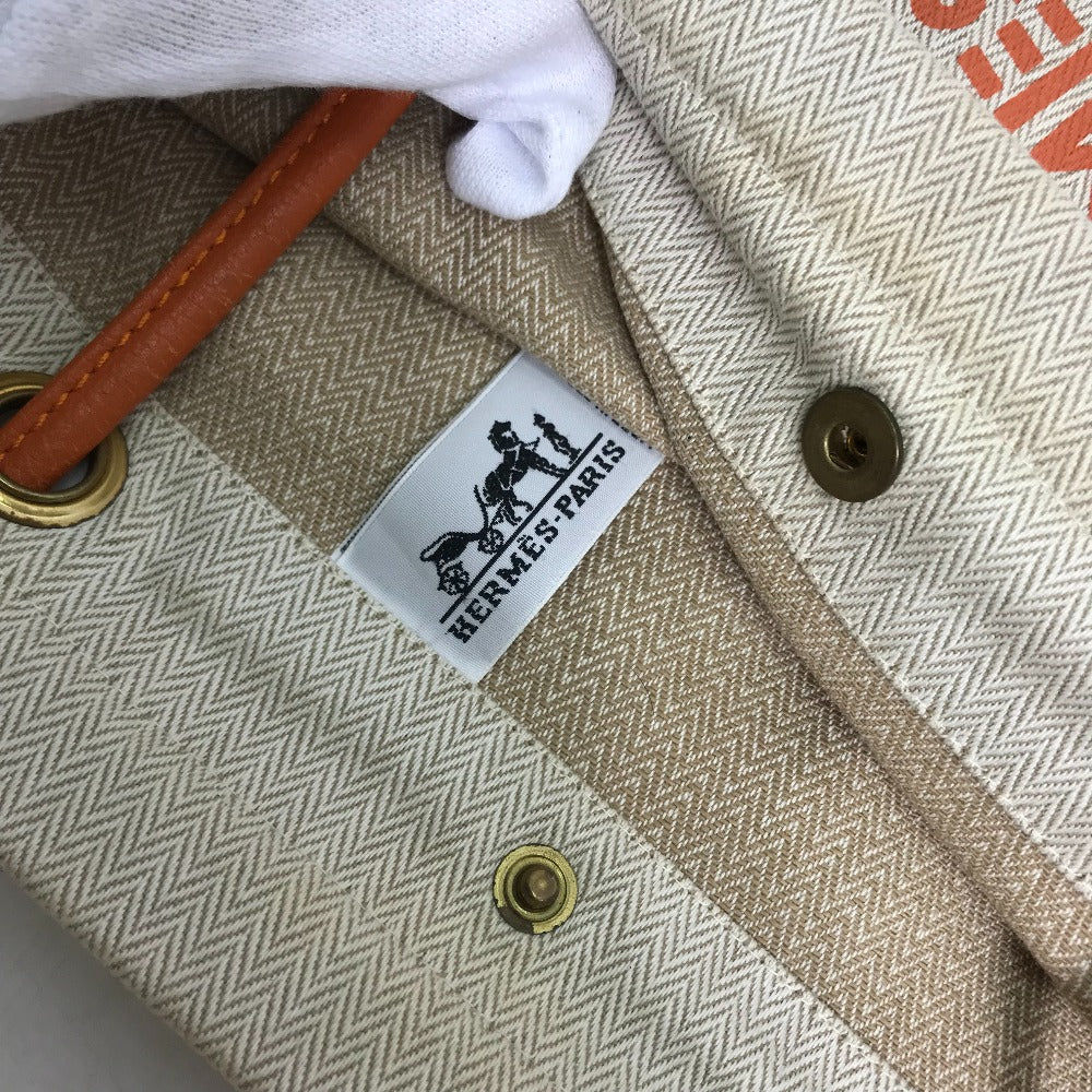 HERMES Logo Bag Aline PM Shoulder Bag Canvas Women's Orange