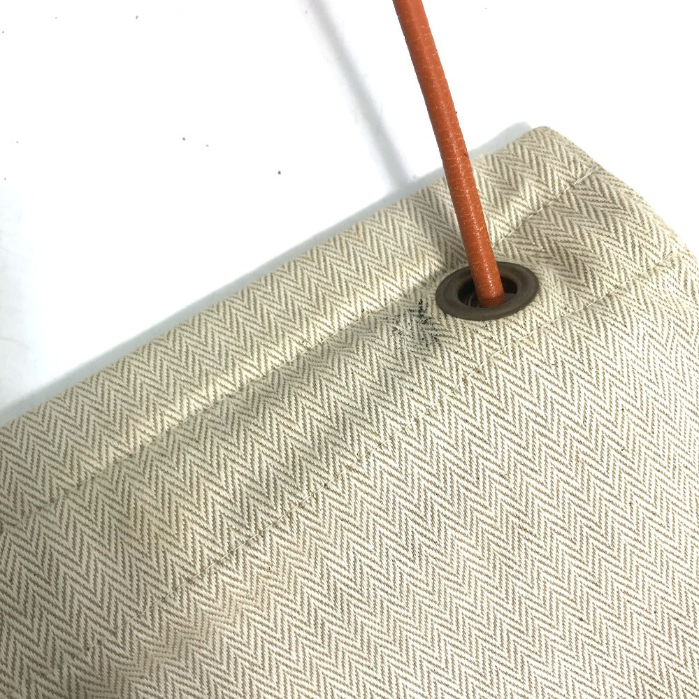 HERMES Logo Bag Aline PM Shoulder Bag Canvas Women's Orange