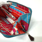 HERMES Azap Long Silk-in Wallet, Epson, Women's, Blue
