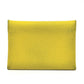 HERMES Calvi Duo coin purse, card case, Epson, women's, Jaune, yellow
