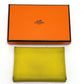 HERMES Calvi Duo coin purse, card case, Epson, women's, Jaune, yellow
