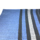 HERMES Matte Border Interior Throw Blanket Wool Women's Blue