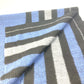 HERMES Matte Border Interior Throw Blanket Wool Women's Blue