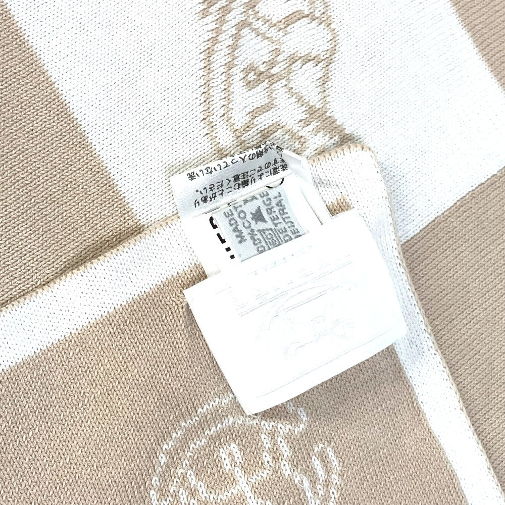 HERMES Baby Adada Horse Blanket, Cotton, Pink, for Kids, Interior Use