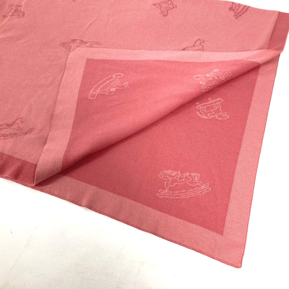 HERMES BABY ベビー 赤ちゃん アダダ 馬 インテリア ひざかけ ブランケット ブランケット コットン キッズ ピンク