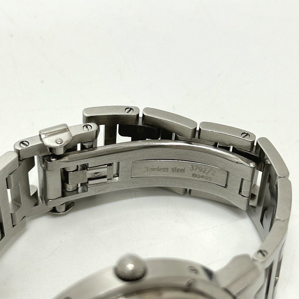 HERMES CL1.810 クリッパー デイト 自動巻き 腕時計 SS メンズ シルバー