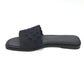 HERMES Gail Chaine d'Ancre Flat Sandals Denim Women's Blue