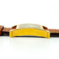 HERMES HH1.201 H Watch Quartz Watch with Leather Strap, Stainless Steel, Gold, for Women