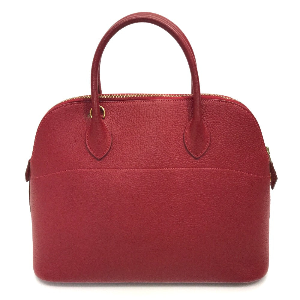 HERMES Bolide 37 Bolide 37 Bag Handbag Shoulder Bag Handbag Fjord Women's Rouge vif (Red) Red