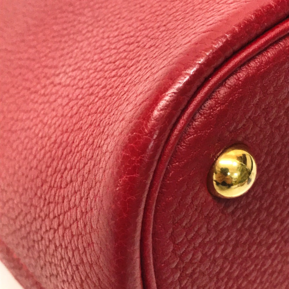 HERMES Bolide 37 Bolide 37 Bag Handbag Shoulder Bag Handbag Fjord Women's Rouge vif (Red) Red