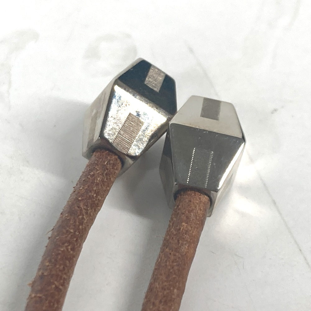 HERMES 紐ベルト ズボン用ベルト ベルト レザー レディース ベージュ