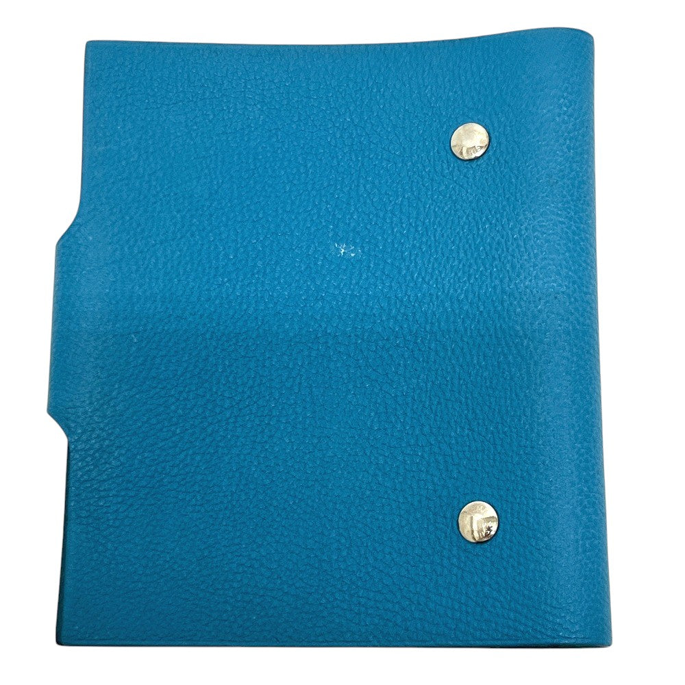 HERMES Yuris PM Notebook cover, Ulysses PM, Blue Jean Notebook cover Togo blue Used