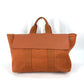 HERMES カバン ハンドバッグ ヴァルパライソMM ポーチ付き トートバッグ キャンバス レディース オレンジ