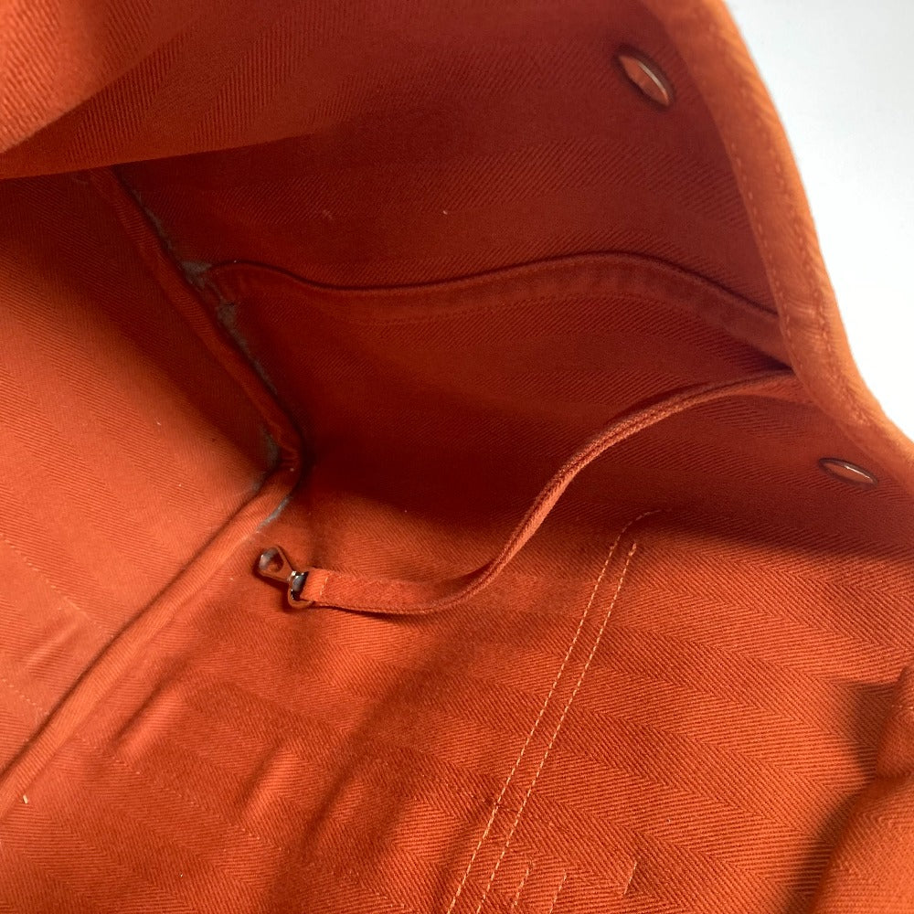 HERMES カバン ハンドバッグ ヴァルパライソMM ポーチ付き トートバッグ キャンバス レディース オレンジ