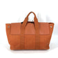 HERMES カバン ハンドバッグ ヴァルパライソMM ポーチ付き トートバッグ キャンバス レディース オレンジ