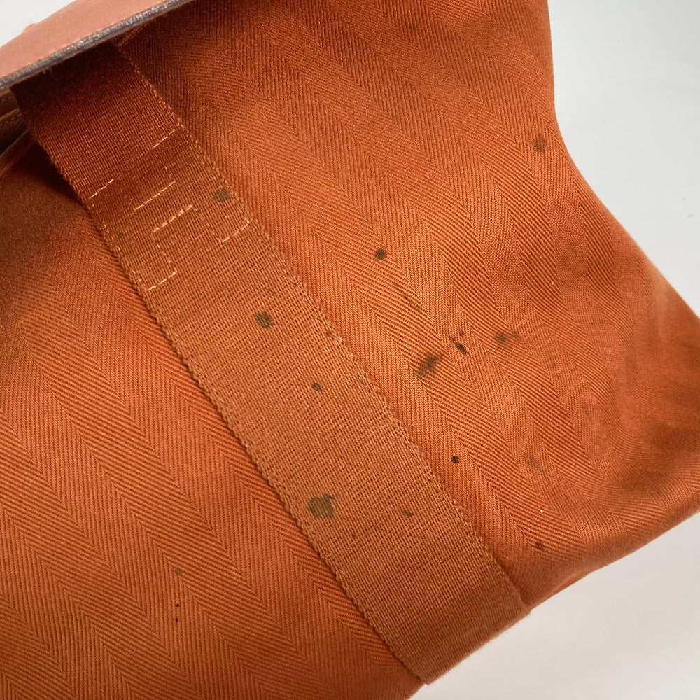 HERMES カバン ハンドバッグ ヴァルパライソMM ポーチ付き トートバッグ キャンバス レディース オレンジ
