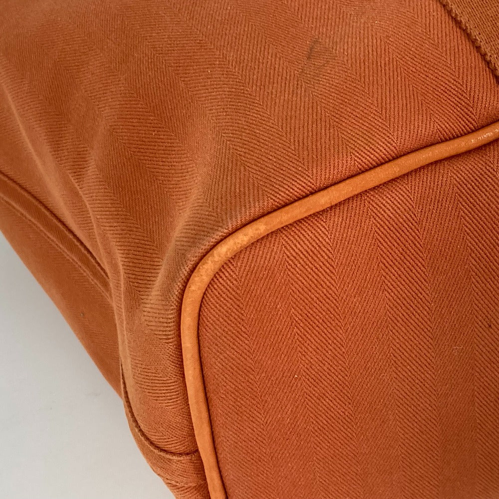 HERMES カバン ハンドバッグ ヴァルパライソMM ポーチ付き トートバッグ キャンバス レディース オレンジ