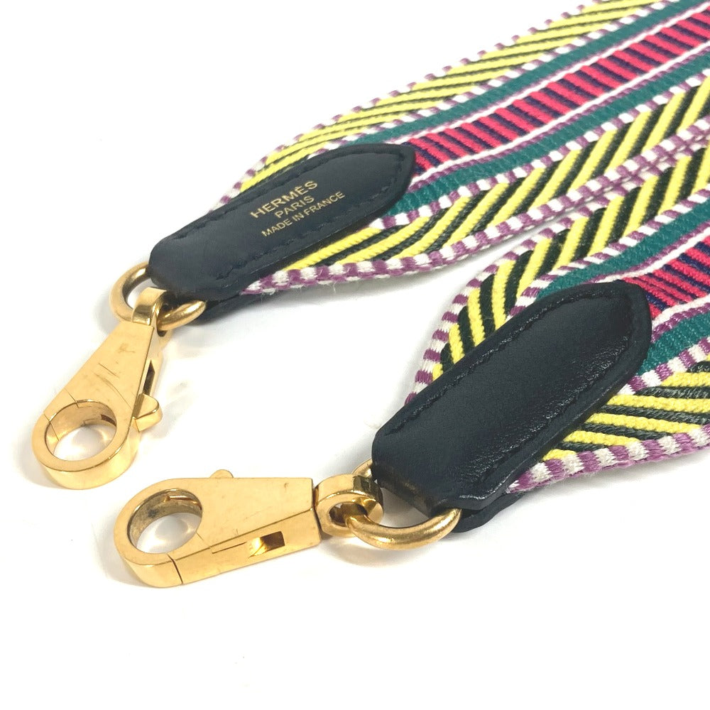 HERMES サングル カヴァル アクセサリー ショルダーストラップ キャンバス/レザー レディース マルチカラー - brandshop-reference