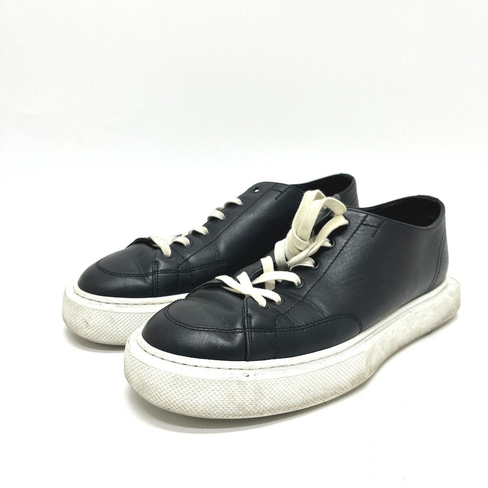 HERMES Casual Derby - Hull Low-cut platform shoes sneakers Leather Black Used
