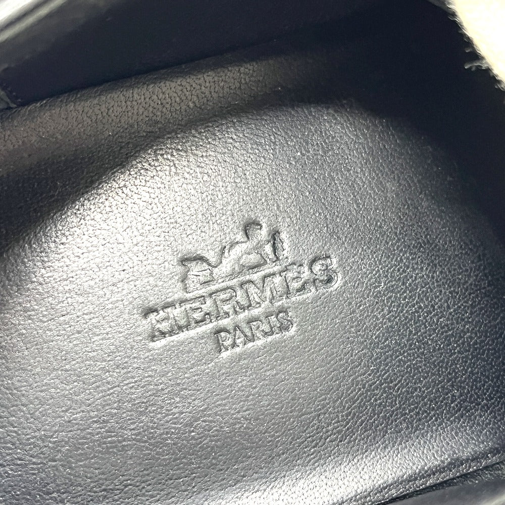 HERMES Casual Derby - Hull Low-cut platform shoes sneakers Leather Black Used