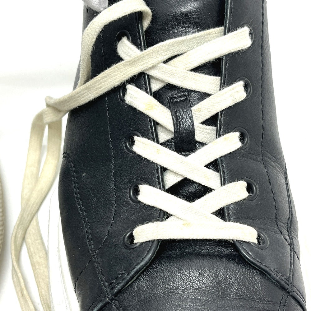 HERMES Casual Derby - Hull Low-cut platform shoes sneakers Leather Black Used
