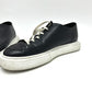 HERMES Casual Derby - Hull Low-cut platform shoes sneakers Leather Black Used
