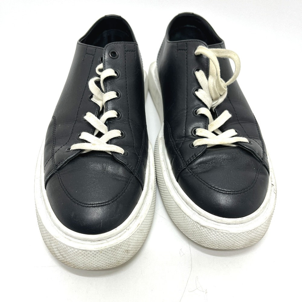 HERMES Casual Derby - Hull Low-cut platform shoes sneakers Leather Black Used