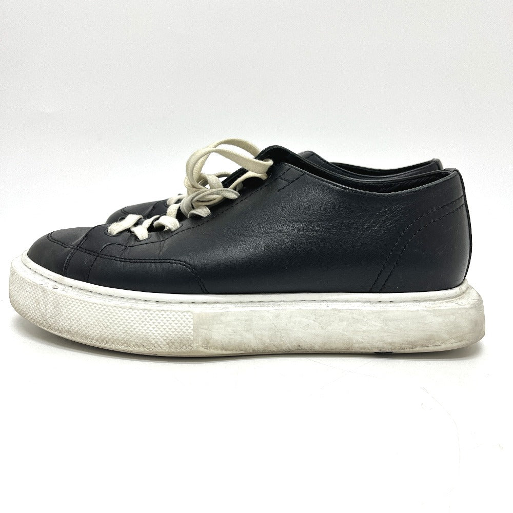 HERMES Casual Derby - Hull Low-cut platform shoes sneakers Leather Black Used