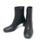 HERMES Lisa 55 Lisa Shoes Ankle boots Short boots Short boots Leather Black Used