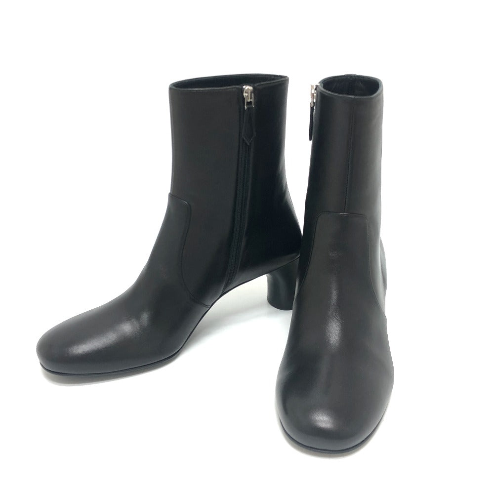 HERMES Lisa 55 Lisa Shoes Ankle boots Short boots Short boots Leather Black Used