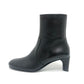 HERMES Lisa 55 Lisa Shoes Ankle boots Short boots Short boots Leather Black Used