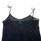 HERMES Madras ROBE ENCOLURE VOILE COTON SOIE MADRAS Sheer Camisole 2-Piece Set 2018 Women's Silk Dress Gray