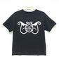 HERMES Print Maxi T-Shirt, 2021SS, Short Sleeve Cotton, Women's, Black