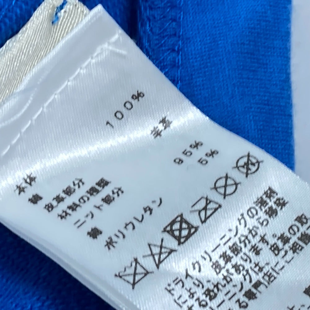 HERMES ハローミスターファリエール ワッペン トップス アパレル 半袖Ｔシャツ コットン メンズ ブルー